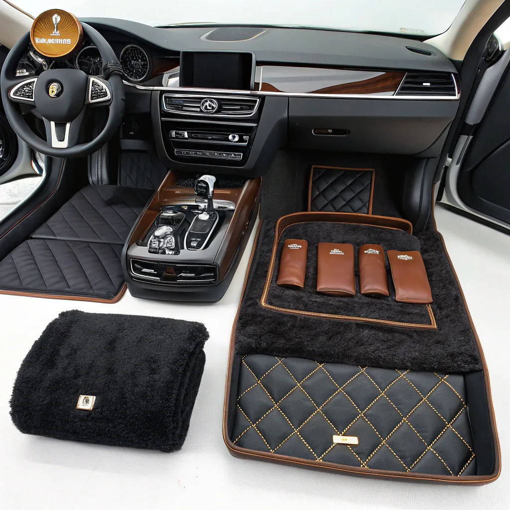 Luxury car accessory display
